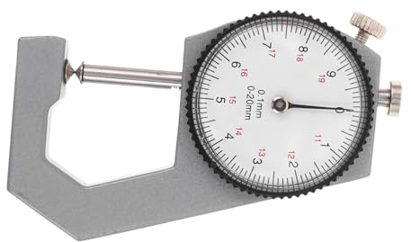 VANZACK Micrometro Esterno in Inox per Misurazione dello Spessore Strumenti per Liuteria Spessimetro Digitale Multifunzionale per Chitarra e Violino