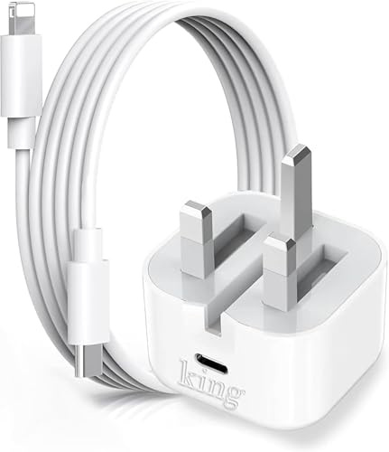 USB C Plug 20W PD Fast Charger Plug And Cable USB C Charger Power Adapter Compatible with iPhone 14/14 Pro/14 Pro Max/13/13 Pro/SE 3, iPad Air 5, iPad Mini 6, Galaxy S22/S21, Pixel 6, iWatch 7 (White)