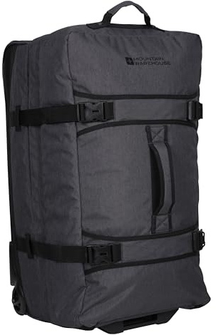 Mountain Warehouse Wander Rolltasche 100L – RFID, Tragegriff, Tagesrucksack – Ganzjahres-Camping, Wandern, Draußen und Trekking Kohle Einheitsgröße