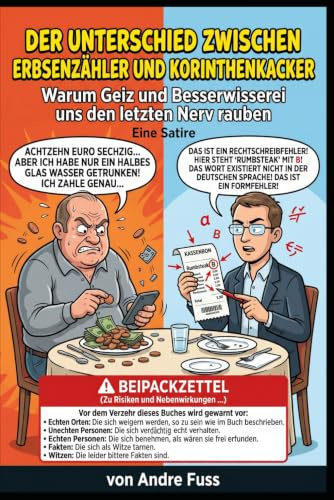 Der Unterschied zwischen Erbsenzähler und Korinthenkacker: Warum Geiz und Besserwisserei uns den letzten Nerv rauben