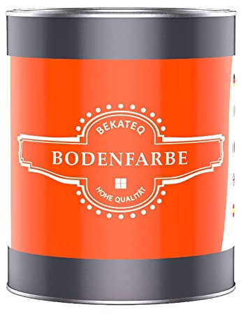 BEKATEQ Betonfarbe Lichtgrau 1 l Bodenbeschichtung & Fußbodenfarbe für außen & innen I Bodenfarbe, Betonversiegelung & abriebfester Bodenbelag für Werkstattboden, Keller, Garage & Industrie BE-700