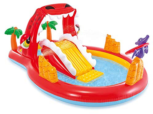 Intex 57160NP - Centro de juegos agua Happy Dino