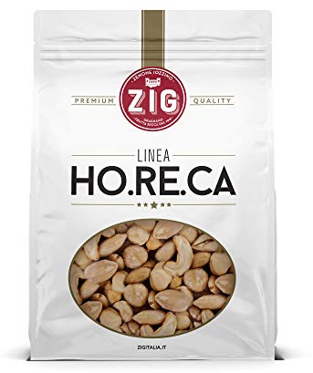 ZIG - HORECA - Mélange de snacks salés grillés Premium | Cacahuètes, amandes, noisettes, noix de cajou 1 kg