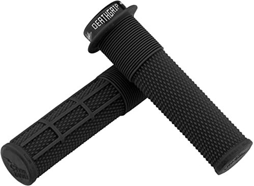 DMR Bikes Brendog DeathGrip Flansch Lock-On Mountainbike MTB Griffe - Schwarz (dick), weich/dick (A20)