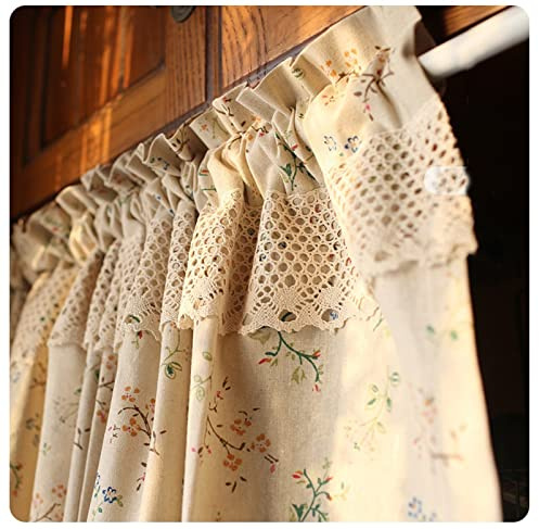 izielad Tenda Mantovana per Cucina Mantovane per Tende da Finestra Oscuranti Per per Cucina Balcone 140x70cm