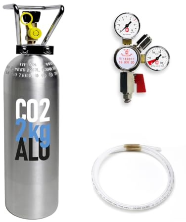 GPG Gase-Partner GmbH QUOOKER CUBE Umrüstung: KOMPLETT-Set (2 kg CO2 Flasche + Zubehör)