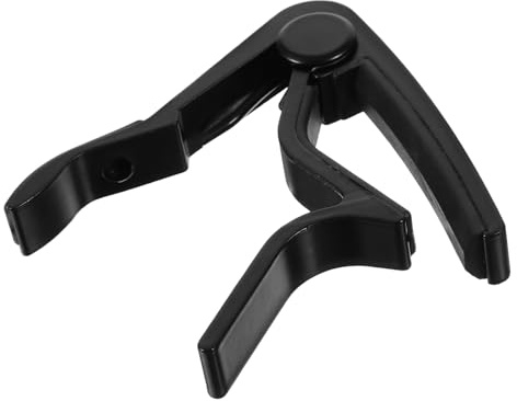 OFFSCH Robuster Metall Einhand Trigger Capo Für Gitarre Schwarzer Gitarren Kapodaster Zum Stimmen Gitarrenzubehör