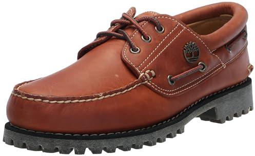 Timberland Herren Traditional Handsewn 3-Eyelet Classic Lug Bootsschuh, Medium Orange Full Grain, 39 EU