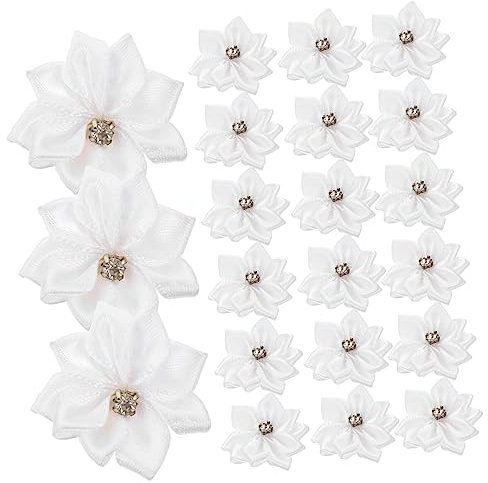 VINTORKY 100stücke Haarblumen Blumendekor Kompaktes Kunstblume Diy Haar Clip Blumen Für Haarnadeln Haarbänder Stirnbänder Hüte Und Diy Zubehör