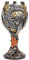 Cáliz de vino de dragones, copa de cáliz de dragón de acero inoxidable, recipiente para beber mercancías, copa de vino medieval con durabilidad duradera, copa de cáliz medieval creativa para beber