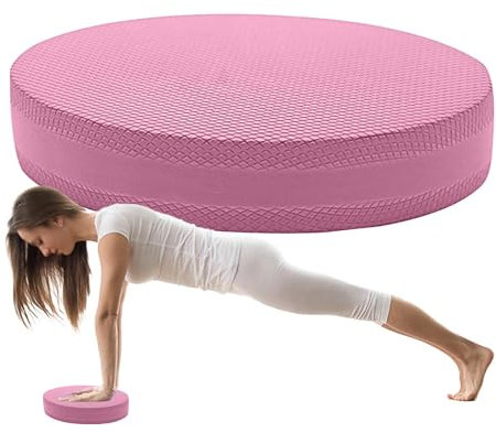 Djowyh Balansdyna | Yoga Balance Pad | Stabilitetskudde skumbräda träning yogamatta – balansmatta halkfri skummatta för pilates fitness