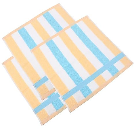 MOBUTOFU 3St Gesichtstuch Baumwoll-Waschlappen Gesichtstücher für Badezimmer Körpertücher zum Duschen kinderhandtücher Kinder Handtuch Lappen zum Kleidung waschen Baumwolle Blue