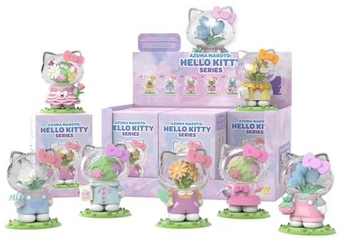 Mighty Jaxx Azuma Makoto x Sanrio: Hello Kitty | Überraschungsbox-Sammelfigur | Container mit 6 Zeichen