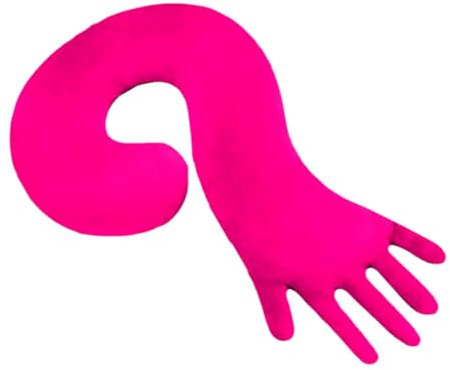 Dmuzsoih Weiches Umarmungskissen, Begleitkissen - Body Hug Boyfriend Palms Shape Soft Cuddle | Kuschelkissen für Ehemann und Freund, gefülltes Kissen in Palmenform für Freundin, Mutter,