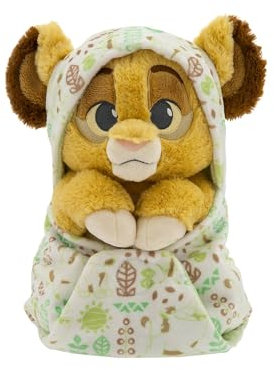 Disney Store Official - Der König der Löwen - Baby Simba - Kuscheltier - 27 cm/11 - Löwenbaby-Plüschtier mit Abnehmbarer Decke - Ab der Geburt geeignet - Ab 0 Jahren
