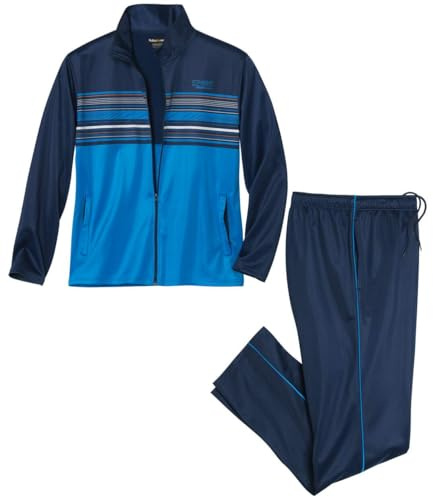 ATLAS FOR MEN - Herren-Trainingsanzug - Sportliche Zip-Up Jacke - Activewear - Größen M bis 5XL