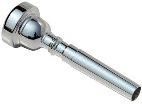 FUANA Embouchure de trompette pour 7C/5C/3C/1.5C/1C, embouts de rechange en cuivre, accessoires d'instruments professionnels en laiton, argent, 2,8 x 2,7 cm 7C