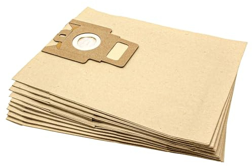 vhbw 10x sacchetto compatibile con Miele Calypso, Best Parkett, Capri, Caramel 700 aspirapolvere - in carta, 28,5cm x 22cm, color sabbia