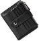 BTNEEU Uomo Donna Porta Carta di Credito Pelle RFID Blocco Portafoglio Pelle Piccolo, Porta Carta Slim con Tasca Portamonete Piccolo Portamonete in Pelle con 9 Slot per Carte, nero, Petit, Classico