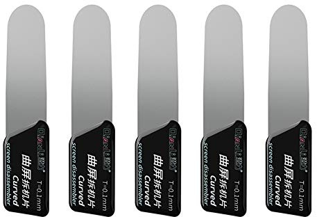 5 Stück Separator für Bildschirme, Hebewerkzeuge, für Mobiltelefone, LCD, elektronisch, gebogen, zum Öffnen aller Arten von Bildschirmen/Tablets/PCs