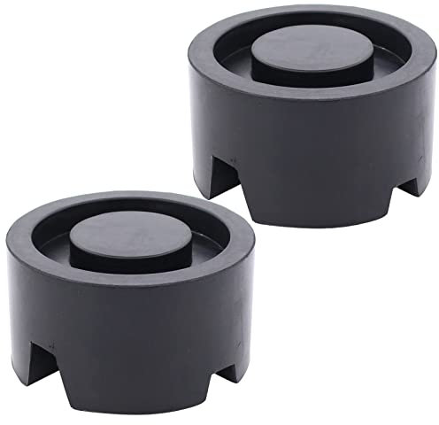Doo Engy Universal Wagenheber Gummi-Pad für Seitenwagenheber Gummiklotz Hebebühne Adapter 2 Stück