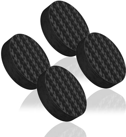Tertullus 4 stycken högtalare dämpare matta högtalare absorberande fötter vibrationsdämpare 25 mm x 5 mm