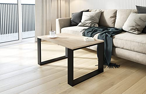 AKKE Couchtisch Wohnzimmertisch Beistelltisch Tisch Für Wohnzimmer Sonoma 60 x 40 x 45
