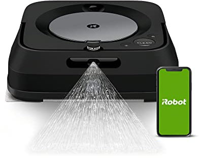 iRobot Braava Jet m6 6113 Ultimate Robot Mop - Wi-Fi Connected, Precision Jet Spray, Smart Mapping, Compatible with Alexa, Ideal for Multiple Rooms, Recharges and Resumes, Graphite