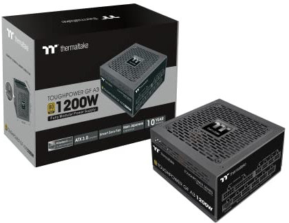 Thermaltake Toughpower GF A3 1200W Oro | Totalmente Modular | ATX 3.0 | PCIe de 5.ª generación