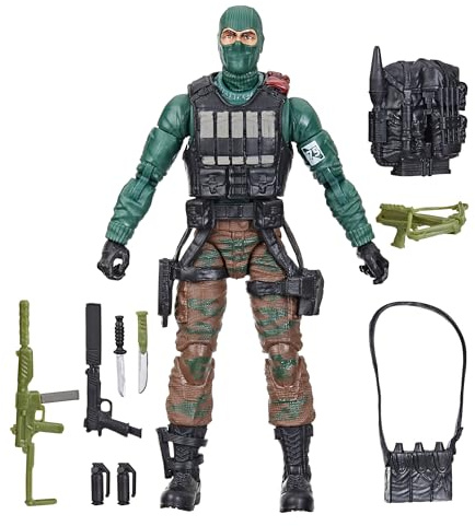 G.I. Joe Classified Series Retro Cardback Beach Head, Collectible 6 Inch Action Figure with 10 Accessories
