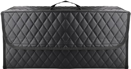 KonGnY Kofferraumtasche Organizer Aufbewahrungsbox, Folding Box für Auto, Picknicks, Camping, Outdoor Sport und Lagerung (Schwarz)