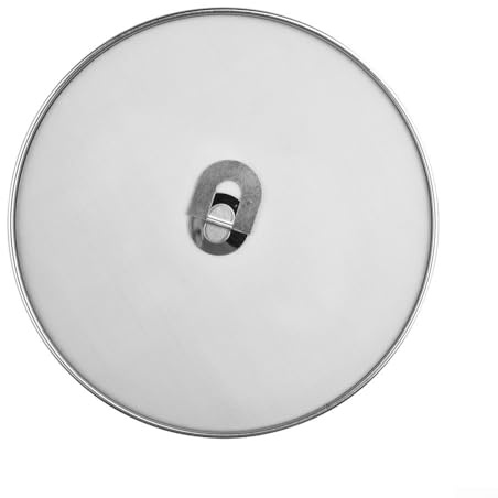 Hasaller Paraspruzzi per padella, antigrasso, protegge dall'olio caldo in acciaio, per friggere e cucinare padelle (33 cm)