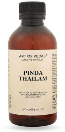 Maní Thailam 200ML – Aceite Ayurvédico Tradicional para el Cuidado del Cuerpo y Masaje, Aceite Natural de Ayurveda para la relajación, la nutrición y la hidratación, ideal para el cuidado diario