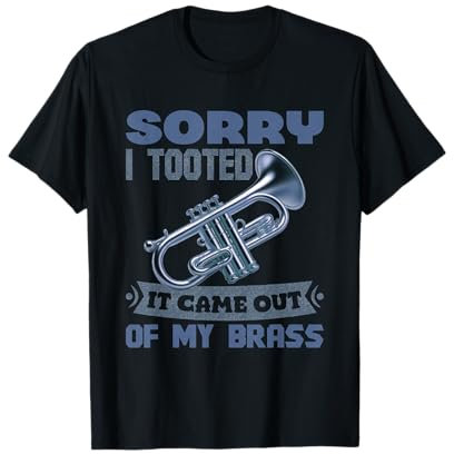 Trompetenspieler Vintage Musik Trompete Jazz Band Posaune T-Shirt