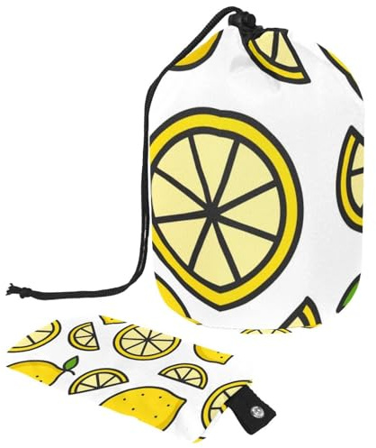 Eslifey Grande trousse de maquillage avec cordon de serrage, tournesol, feuilles de fougère sur fond en bois, sac de voyage portable organisateur de maquillage, Multicolore 6., 9.9x6.9in/25.2x17.6cm