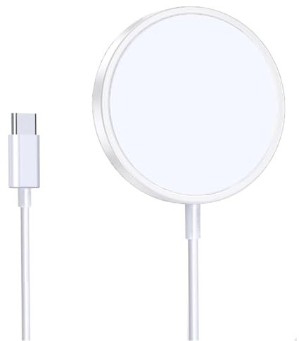 KP TECHNOLOGY 15W Magnetic Wireless Charger Compatible with Samsung Galaxy S25 FE / S25 (Edge) (Plus) (Ultra) / S24 / S23 / S22 / S21 / Plus/Ultra/FE / +, Magnetic Charger