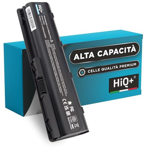 HiQ+ Batteria per HP Compaq CQ42 593553-001 G62 Pavilion G6 G7 MU06 MU09 593554-001 593562-001 636631-001 HSTNN-LB0W HSTNN-Q62C CQ32 CQ43 CQ56 CQ62 CQ72 CQ57 G32 G42 Alta Capacità 5200mAh