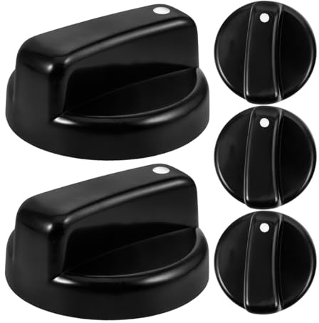 ARTIBETTER Universal Gas Stove Knobs Replacement 2-Pack Plastic Control Switches for Kitchen Cooktop and Rv Stove Top with Precise Flame Adjustment Easy Installation