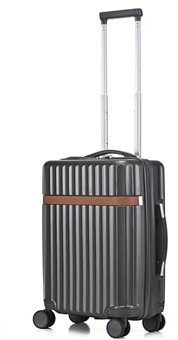 RMW Suitcase 20 Inch Cabin Hard Shell Lightweight Carry On Luggage ABS+PC | Travel Trolly Case with 3 Digit Combination Lock, 360° Spinner Wheels, Adjustable Telescopic Handle, Reinforced zipper