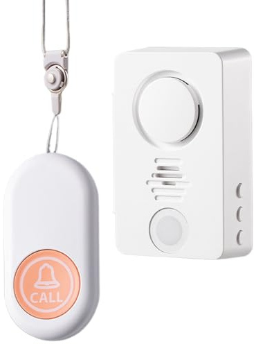 Allarme da letto per anziani e adulti, senza fili, campanello di avvertimento wireless da comodino, impermeabile, per anziani, monitoraggio del letto, per bambini, adulti, bagnare il letto, assistente