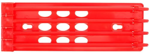 BESPORTBLE Pigeon Leg Ring Holder Rack Red Hanging Bird Foot Rings Storage Stand for Racing Pigeons and Poultry Bird Band Organizer