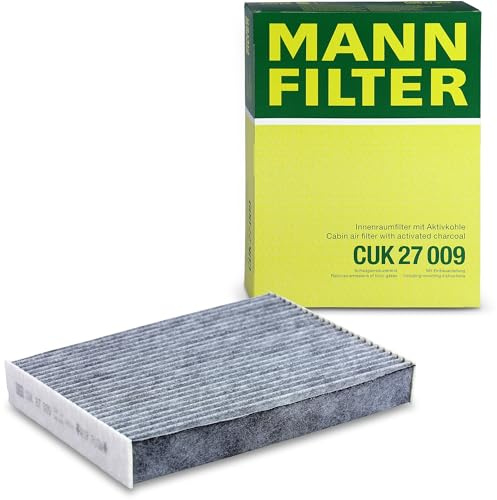 MANN-FILTER CUK 27 009 Innenraumfilter/Kabinenluftfilter - Pollenfilter mit Aktivkohle - für Pkw + Transporter