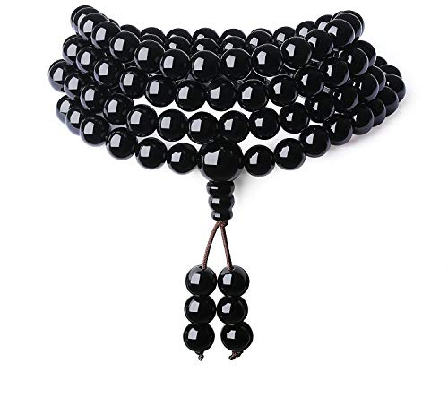 COAI Unisex 108 Mala Halskette Armband aus Edelsteine