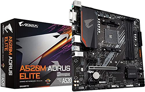 Gigabyte Aorus A520M AORUS ELITE (Presa AM4/A520/DDR4/S-ATA 600/Micro ATX)