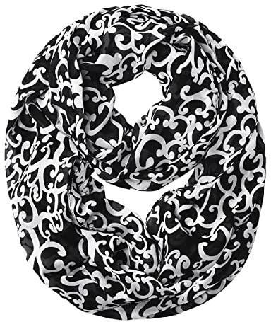 FAIRYGATE Damen Schal Frühling Loop Schal leicht und seidig Schlauchschal Tuch Unisex