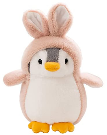 EXQULEG Pinguin Kuscheltier, Pinguin Stofftier Plüschtier, Süße Pinguin Plüsch Spielzeug Plüschpinguin Geschenke für Jungen Mädchen Kinder (C)