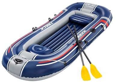 Bestway Hydro-Force Schlauchboot-Set für 3 Erwachsene + Kind Treck X3 307 x 126 x 39 cm