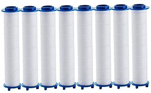 DOITOOL 8 Pièces Filtres À Pommeau De Douche Remplacement En Coton Pp Pour Filtration De L'Eau Accessoires De Salle De Bain Pour Amélioration Qualité Eau