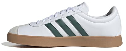 adidas Men's VL Court Base Shoes, FTWR White/Collegiate Green/Grey one, 8 UK
