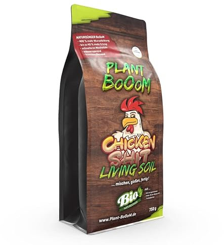 Plant BoOom Living Soil All-In-One Universal Bio Dünger, mit Trichoderma und Mykorrhiza, Indoor und Outdoor, pH-Neutralisierung Nicht notwendig,1000 g